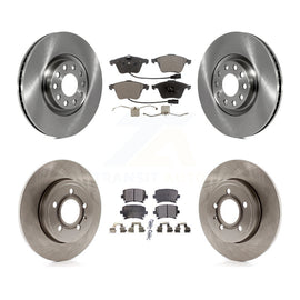 Front Rear Disc Brake Rotors And Ceramic Pads Kit For Audi A4 Quattro