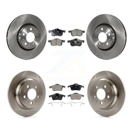 Front Rear Disc Brake Rotors And Ceramic Pads Kit For Volvo S60 V70 XC70 S80
