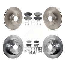 Charger l&#39;image dans la galerie, Front Rear Disc Brake Rotors And Ceramic Pads Kit For 2002-2004 Honda CR-V