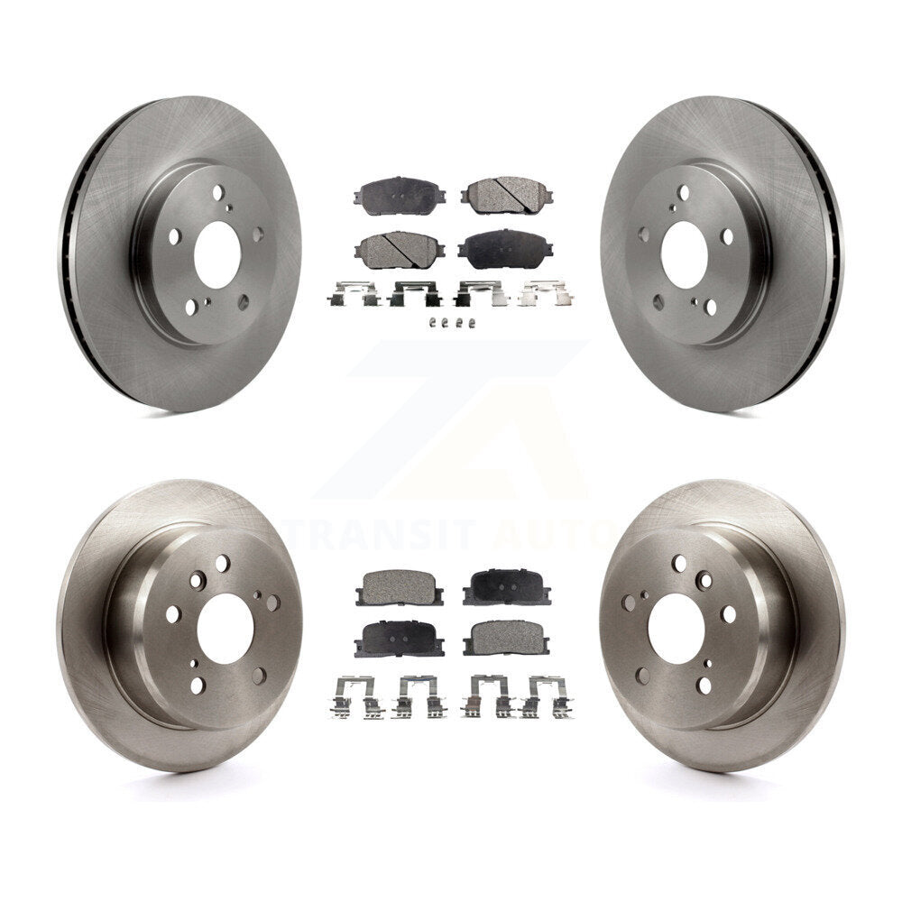 Front Rear Disc Brake Rotors And Ceramic Pads Kit For Toyota Camry Lexus ES300