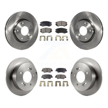 Charger l'image dans la galerie, Front Rear Disc Brake Rotors And Ceramic Pads Kit For Hyundai Sonata 2.4L