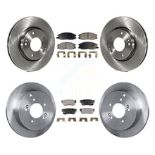 Charger l'image dans la galerie, Front Rear Disc Brake Rotors And Ceramic Pads Kit For Hyundai Santa Fe