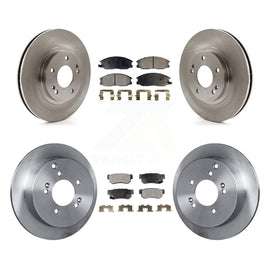 Front Rear Disc Brake Rotors And Ceramic Pads Kit For Hyundai Santa Fe