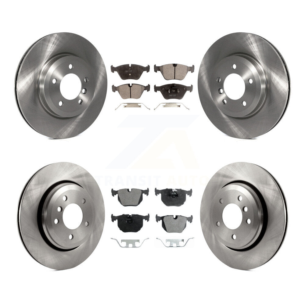 Front Rear Disc Brake Rotors And Ceramic Pads Kit For BMW 330Ci 330i 330xi