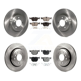 Front Rear Disc Brake Rotors And Ceramic Pads Kit For BMW 330Ci 330i 330xi