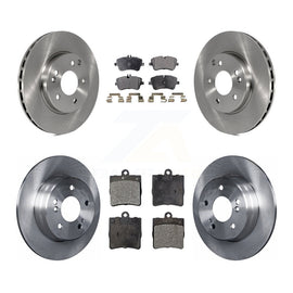 Front Rear Disc Brake Rotors And Ceramic Pads Kit For Mercedes-Benz C230 C240
