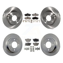 Front Rear Disc Brake Rotor Ceramic Pad Kit For Hyundai Elantra rear brakes
