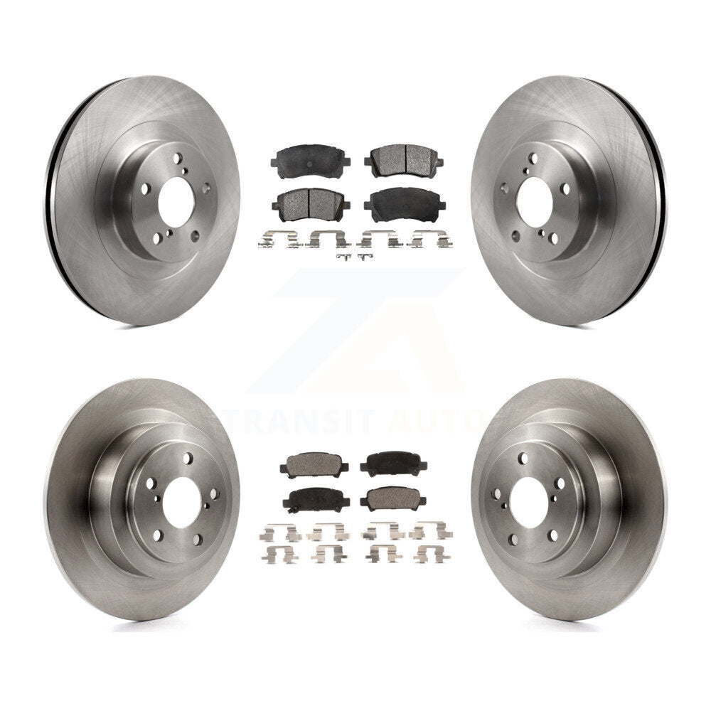 Front Rear Disc Brake Rotors And Ceramic Pads Kit For Subaru Outback Legacy