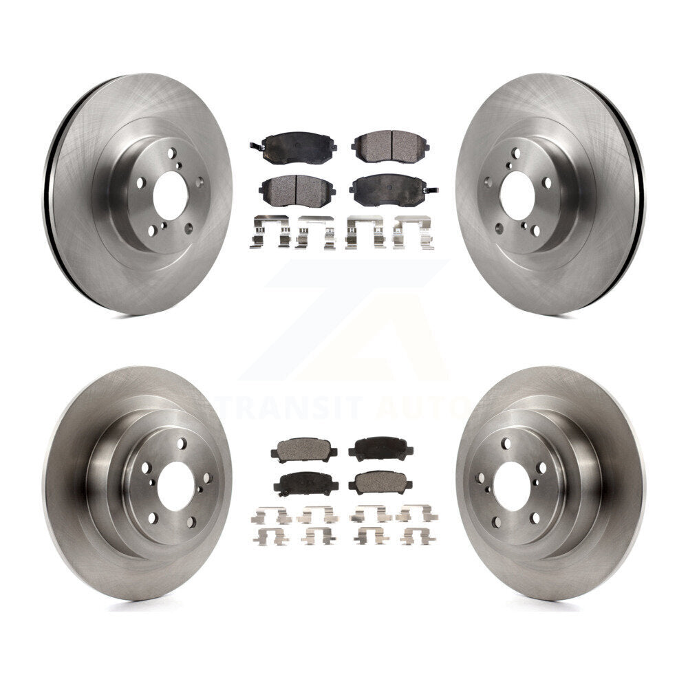 Front Rear Disc Brake Rotors And Ceramic Pads Kit For Subaru Outback Legacy Baja
