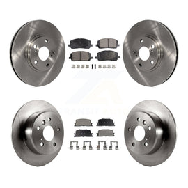 [Front+Rear] 2001-2003 Toyota Highlander FWD Premium OE Brake Rotors & Ceramic Pads Kit For Max Braking