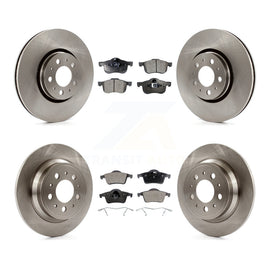 Front Rear Brake Rotor & Ceramic Pad Kit For Volvo S60 With 316mm Diameter