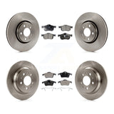 Front Rear Brake Rotor & Ceramic Pad Kit For Volvo S60 With 316mm Diameter