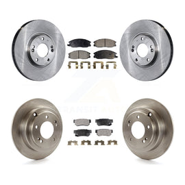 [Front+Rear] 2004-2006 Kia Amanti Premium OE Brake Rotors & Ceramic Pads Kit For Max Braking