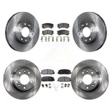 [Front+Rear] 2003-2005 Mazda 6 Premium OE Brake Rotors & Ceramic Pads Kit For Max Braking
