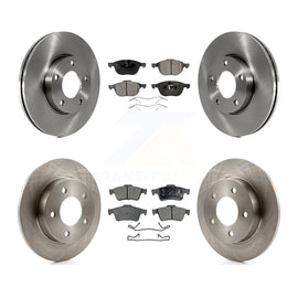 [Front+Rear] 2004-2005 Mazda 3 2.0L Premium OE Brake Rotors & Ceramic Pads Kit For Max Braking