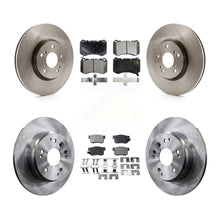 Charger l'image dans la galerie, Front Rear Disc Brake Rotors And Ceramic Pads Kit For Acura TL