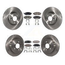 Charger l'image dans la galerie, Front Rear Brake Rotor &amp; Ceramic Pad Kit For Nissan Murano INFINITI M37 QX70 Q70
