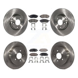 Front Rear Brake Rotor & Ceramic Pad Kit For Nissan Murano INFINITI M37 QX70 Q70
