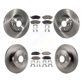 Front Rear Brake Rotor Ceramic Pad Kit For INFINITI G37 G35 M35 Nissan 350Z EX35