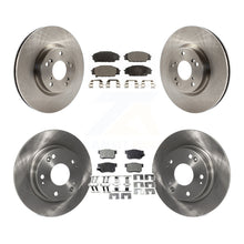 Charger l'image dans la galerie, Front Rear Disc Brake Rotors And Ceramic Pads Kit For Honda Civic Acura CSX