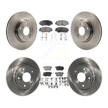 Load image into Gallery viewer, Front Rear Disc Brake Rotors And Ceramic Pads Kit For Honda Civic Acura ILX