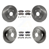 Front Rear Brake Rotor & Ceramic Pad Kit For Suzuki Forenza Reno Chevrolet Optra