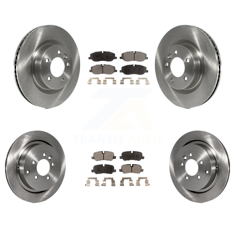 Front Rear Disc Brake Rotors And Ceramic Pads Kit For Land Rover Range Sport LR3