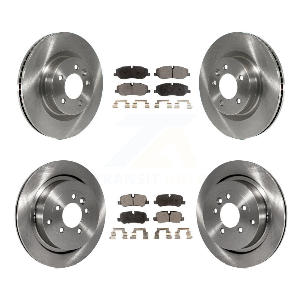 Front Rear Disc Brake Rotors And Ceramic Pads Kit For Land Rover Range Sport LR3