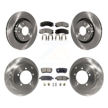 Charger l&#39;image dans la galerie, [Front+Rear] 2005-2006 Mitsubishi Outlander Premium OE Brake Rotors &amp; Ceramic Pads Kit For Max Braking