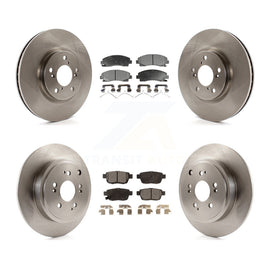 [Front+Rear] 2006-2014 Honda Ridgeline Premium OE Brake Rotors & Ceramic Pads Kit For Max Braking