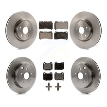 Charger l'image dans la galerie, Front Rear Disc Brake Rotors And Ceramic Pads Kit For Subaru Impreza WRX STI