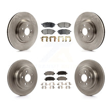Charger l'image dans la galerie, Front Rear Disc Brake Rotors And Ceramic Pads Kit For Subaru Legacy