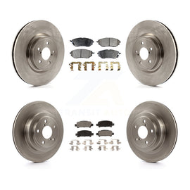 Front Rear Disc Brake Rotors And Ceramic Pads Kit For Subaru Legacy