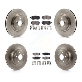 Front Rear Disc Brake Rotors And Ceramic Pads Kit For Subaru Legacy