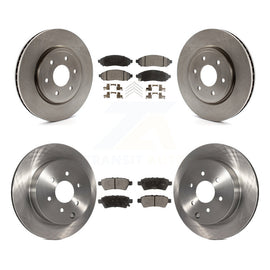 Front Rear Disc Brake Rotors And Ceramic Pads Kit For Nissan Pathfinder
