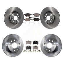 Charger l'image dans la galerie, Front Rear Disc Brake Rotors And Ceramic Pads Kit For Volkswagen Jetta Beetle