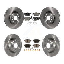 Charger l'image dans la galerie, Front Rear Disc Brake Rotors And Ceramic Pads Kit For Volkswagen Passat