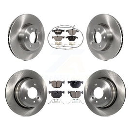 Front Rear Disc Brake Rotor Ceramic Pad Kit For BMW 530xi 535xi 528i xDrive 535i