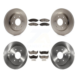Front Rear Brake Rotor And Ceramic Pad Kit For Nissan TITAN Armada INFINITI QX56
