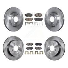 Load image into Gallery viewer, [Front+Rear] 2011 Hyundai Accent Premium OE Brake Rotors &amp; Ceramic Pads Kit For Max Braking