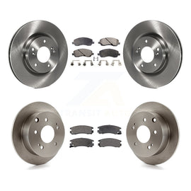 Front Rear Disc Brake Rotors And Ceramic Pads Kit For Mitsubishi Galant Eclipse