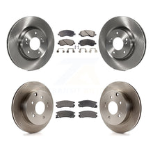 Load image into Gallery viewer, Front Rear Disc Brake Rotors Ceramic Pad Kit For 2007 Mitsubishi Galant Ralliart