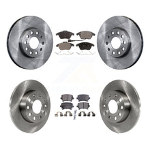 Charger l'image dans la galerie, [Front+Rear] 2006-2009 Volkswagen Rabbit Premium OE Brake Rotors &amp; Ceramic Pads Kit For Max Braking