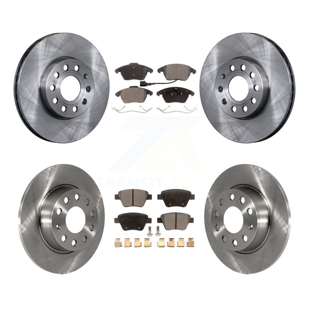 Front Rear Disc Brake Rotors And Ceramic Pads Kit For Volkswagen Beetle