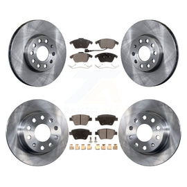 [Front+Rear] 2013 Volkswagen Beetle 2.5L Premium OE Brake Rotors & Ceramic Pads Kit For Max Braking