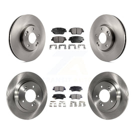 Front Rear Disc Brake Rotors And Ceramic Pads Kit For Kia Optima