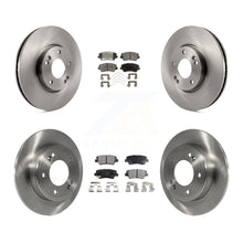 Charger l&#39;image dans la galerie, [Front+Rear] 2017 Kia Forte Koup SX Premium OE Brake Rotors &amp; Ceramic Pads Kit For Max Braking