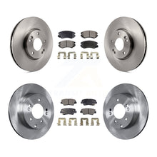 Charger l'image dans la galerie, Front Rear Disc Brake Rotors And Ceramic Pads Kit For Hyundai Sonata 3.3L