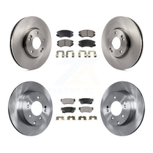 Charger l'image dans la galerie, Front Rear Disc Brake Rotors And Ceramic Pads Kit For Hyundai Sonata 3.3L