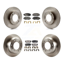 Load image into Gallery viewer, Front Rear Disc Brake Rotor And Ceramic Pad Kit For Kia Sedona Hyundai Entourage